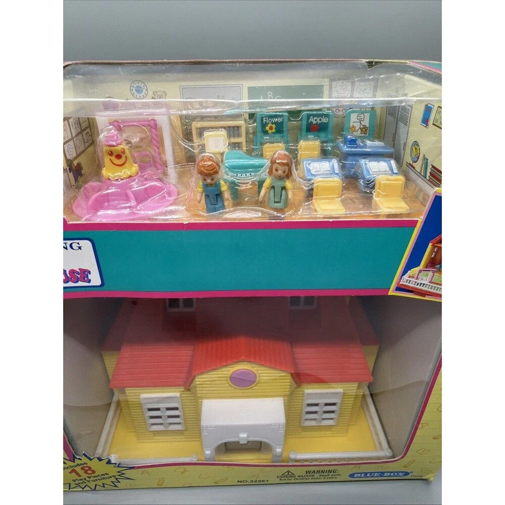 Blue Box Toys Tiny Dreams Mini Doll House Playset for Polly Pocket
